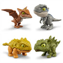 mini dinossauro morde dedo baby kit 4 bonecos infantil divertido