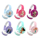 Fone de Ouvido Bluetooth Infantil Sem Fio Personagens Princesas Com Microfone