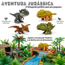 mini dinossauro morde dedo baby kit 4 bonecos infantil divertido