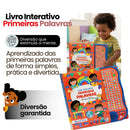 Livro interativo infantil sonoro bilingue 102 sons primeiras palavras educativo