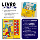 livro interativo turma da Monica aprender abc sonoro educativo