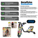 triciclo eletrico infantil drift starmega 36v com capacete e protecao