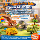 mini dinossauro morde dedo baby kit 4 bonecos infantil divertido